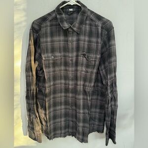 Paige Plaid Flannel Long Sleeve in Medium